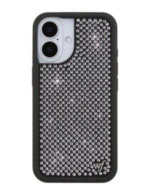 wrin2016 rhinestone white iphone
